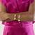 Pink plain satin co ord set