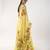 Yellow embroidered viscose anarkali