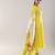 Yellow embroidered viscose kurta set