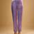 Purple floral embroidered georgette kurta Set