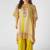 Multicolor sequin embroidered muslin kaftan
