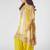 Multicolor sequin embroidered muslin kaftan