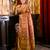 Dual toned pure handwoven baluchari silk saree with exquisite resham minakari work in dual color