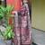 Brown pure handwoven baluchari silk saree with exquisite resham minakari work in dual color