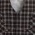Black cotton woven sleeveless checks waistcoat