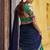 Bottlegreen Poly Chanderi With Kalamkari Printed With Zari Weaving Work South Style Lehenga choli
