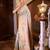 Steel grey pure handwoven baluchari silk saree with exquisite resham minakari work in dual color