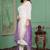 Roman silk embroidered kurta with pant & bandhani dupatta set