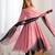 Onionpink ombre pure fox georgette fully stitched anarkali gown style suit with pants & dupatta