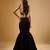 Black Sequin embroidered Georgette Lehenga
