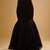 Black Sequin embroidered Georgette Lehenga