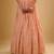 Peach Sequin embroidered Georgette Lehenga