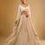 Ivory Hand embroidered Georgette Lehenga