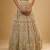 Gold Floral embroidered Georgette Lehenga