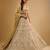 Gold Floral embroidered Georgette Lehenga