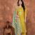 Roman silk embroidered kurta with pant & tabby silk dupatta set