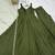 Mehandi Colour Silk Chanderi Fabric Fully Flair Anarkali Kurti With Pant Dupatta Set
