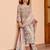 Cotton ikat printed kurta with bottom & chanderi cotton dupatta set
