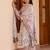 Cotton ikat printed kurta with bottom & chanderi cotton dupatta set
