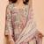 Cotton ikat printed kurta with bottom & chanderi cotton dupatta set