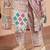 Cotton ikat printed kurta with bottom & chanderi cotton dupatta set