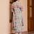 Cotton ikat printed kurta with bottom & chanderi cotton dupatta set