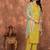 Roman silk embroidered kurta with pant & tabby silk dupatta set
