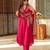Women's Beautiful South Cotton Fabric Straight Kurta with Pant And Dupatta Set