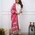 Beautiful Embroidery Viscose Chanderi Fabric Straight Kurta Pant with Dupatta Set