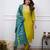 Beautiful Embroidery Viscose Chanderi Fabric Straight Kurta Pant with Dupatta Set