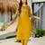 Mustard color roman silk fabric designer embroidered readymade kurta set with dupatta