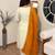 Off white color cotton silk fabric beautiful and ethnic readymade kurta set