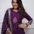 Voilet color pv chanderi fabric beautiful and ethnic readymade kurta set