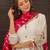 Off white color chanderi fabric beautiful and ethnic readymade kurta set