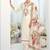Off white color ethnic and beautiful viscose silk fabric designer embroidered suit
