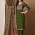 Mahendi color roman silk fabric bollywood style ceremonial wear salwar kameez