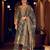 Grey color shimmer silk fabric woven designer readymade salwar kameez