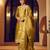Mustard color shimmer silk fabric woven designer readymade salwar kameez