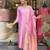 Beautiful Embroidery Viscose Chanderi Fabric Straight Kurta Pant with Dupatta Set