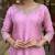 Beautiful Embroidery Viscose Chanderi Fabric Straight Kurta Pant with Dupatta Set
