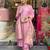 Beautiful Embroidery Viscose Chanderi Fabric Straight Kurta Pant with Dupatta Set