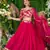 Pink Color Georgette Fabric Heavy Wedding Wear Bridesmaid Style Lehenga Choli