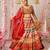 Multicolor Ethnic And Graceful Ceremonial Wear Designer Printed Lehenga