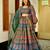 Blue Color Ethnic And Graceful Ceremonial Wear Designer Printed Lehenga