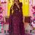 Wine Color Air Tex Chinon Fabric Glamorous Ethnic Crop Top Lehenga For Trendy Looks