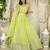 Neon Color Georgette Fabric Heavy Wedding Wear Bridesmaid Style Lehenga Choli