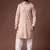 Multy color blended linen fabric printed festive wear men's kurta payjama