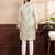 Multicolor beautiful art silk fabric smart print designer kurta pajama