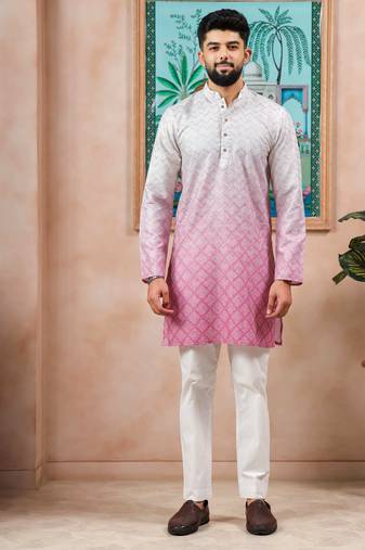 Multicolor color beautiful festive special kurta payjama for men's