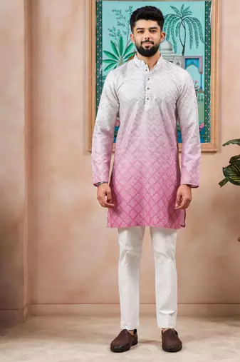 Multicolor color beautiful festive special kurta payjama for men's